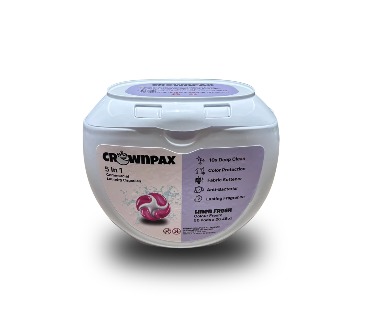 CrownPax™ 5-in-1 Laundry Pods (The Ultimate Laundry Solution)